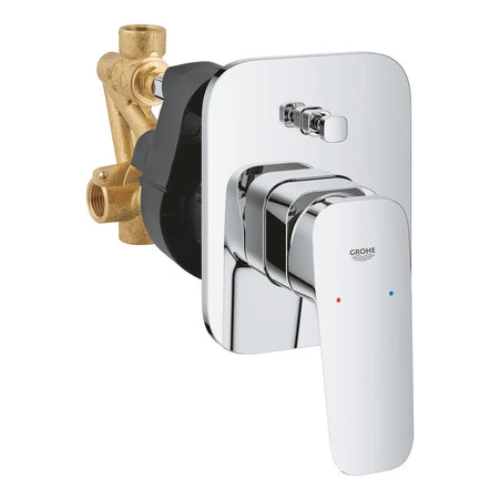 خلاط دفن كيوبو بالمحول ٢ مخرج شامل الجسم الداخلي الدفن 1017760000 GROHE