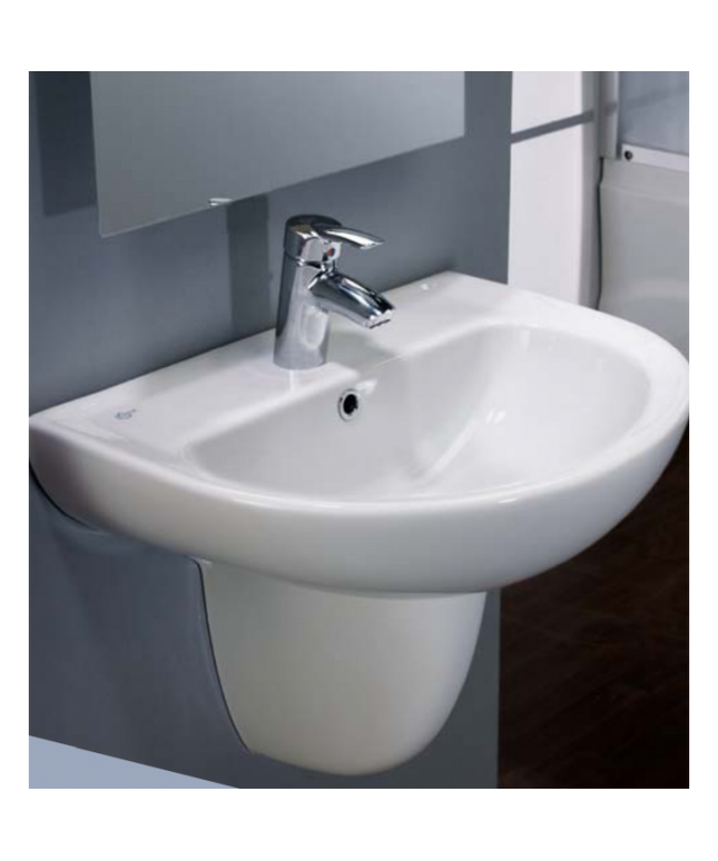 حوض سبيس بعامود معلق من ايديال ستاندرد