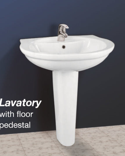 حوض سان ريمو بعامود طويل من ايديال ستاندرد