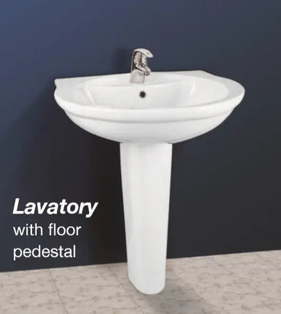 حوض سان ريمو بعامود طويل من ايديال ستاندرد Ideal Standard