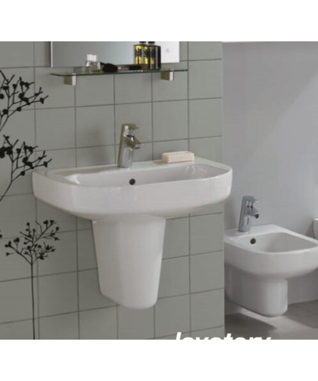 حوض بلايا بعامود معلق من ايديال ستاندرد