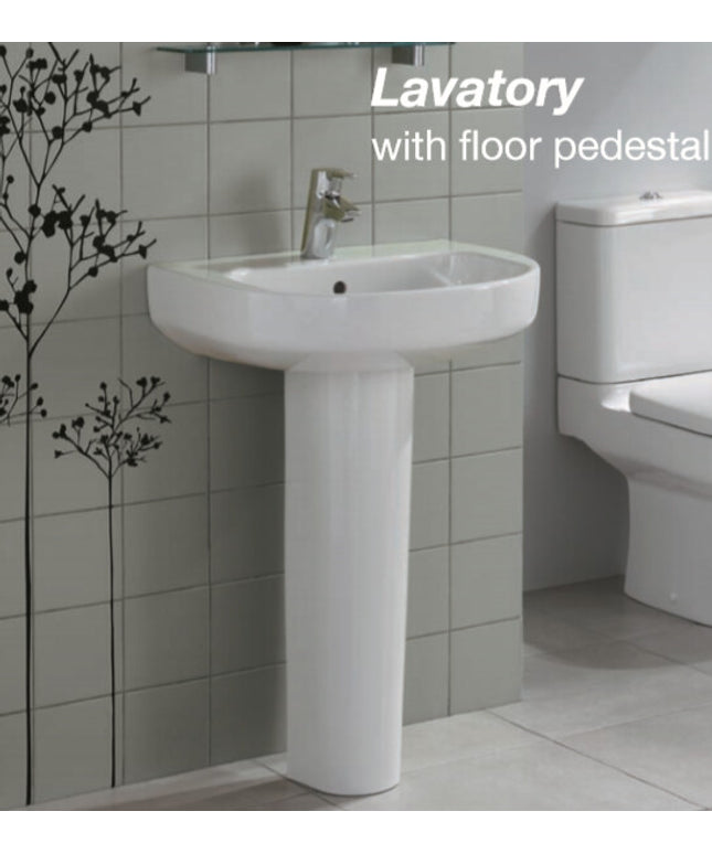 حوض بلايا بعامود طويل من ايديال ستاندرد