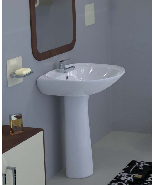 حوض نيو كابري بعامود طويل من ايديال ستاندرد