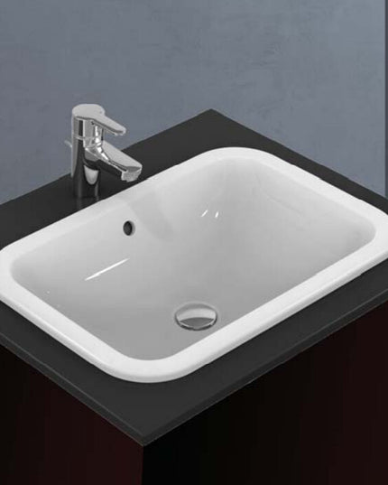 حوض كونترتوب مستطيل كونكت 58*41سم ابيض من ايديال ستاندرد