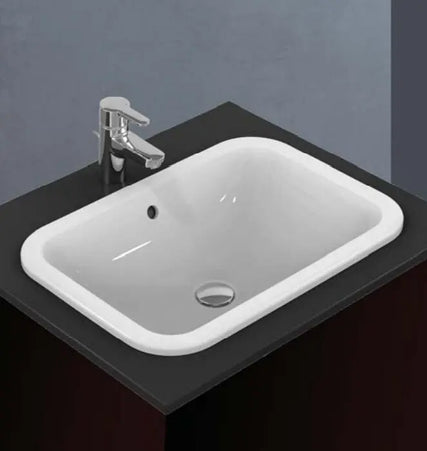 حوض كونترتوب مستطيل كونكت 58*41سم ابيض من ايديال ستاندرد Ideal Standard