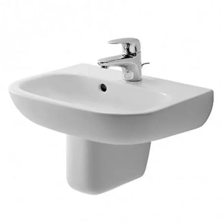 حوض دي كود 45 سم بالعامود المعلق من ديورافيت DURAVIT
