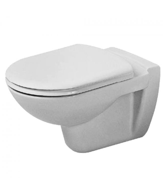 مرحاض ديلاركو معلق بالدش والسيديلى ابيض من ديورافيت