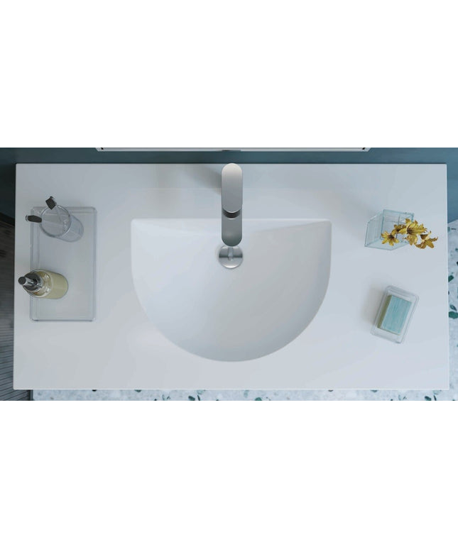 حوض موبليا تايتن ابيض من سانيبيور