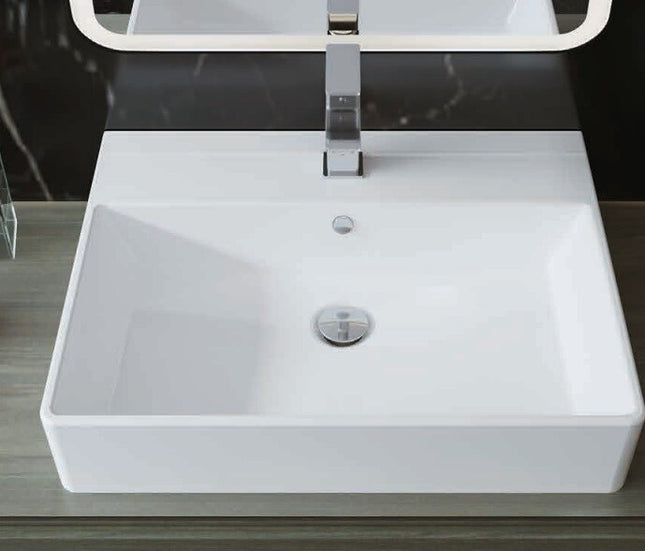 حوض فوق سطح افقي كيبلر ابيض من سانيبيور