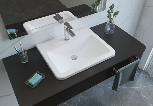 حوض فوق سطح افقي اوبيرون 55 سم * 44 سم من سانيبيور