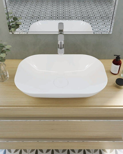 حوض فوق سطح افقي 60*40 سم ايروس من سانيبيور