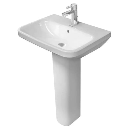 حوض ديوراستايل ٦٠ سم بالعامود الطويل ابيض من ديورافيت DURAVIT