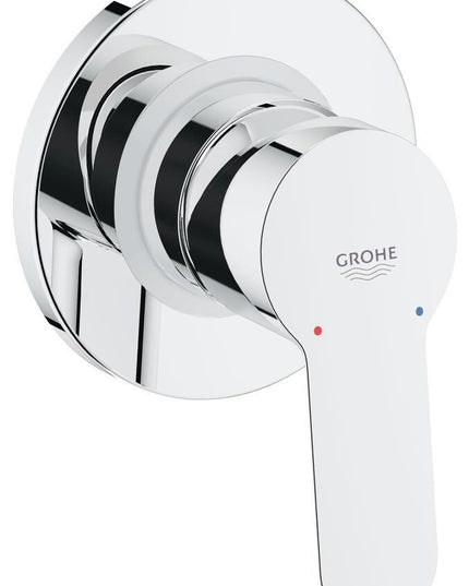 خلاط دش دفن باو ايدج ١ مخرج 29040000 بمقبض واحد وش وجسم الدفن ووش حائطى معدن اللون كروم من جروهى