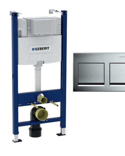 خزان دفن كامل صناعة ألمانى داخل الحائط بالشاسية و وش الدفن مربع كروم و طقم التثبيت المجموعة كاملة صندوق الطرد و لوحة التحكم اومينى ديوفيكس الفا لاين من جبريت