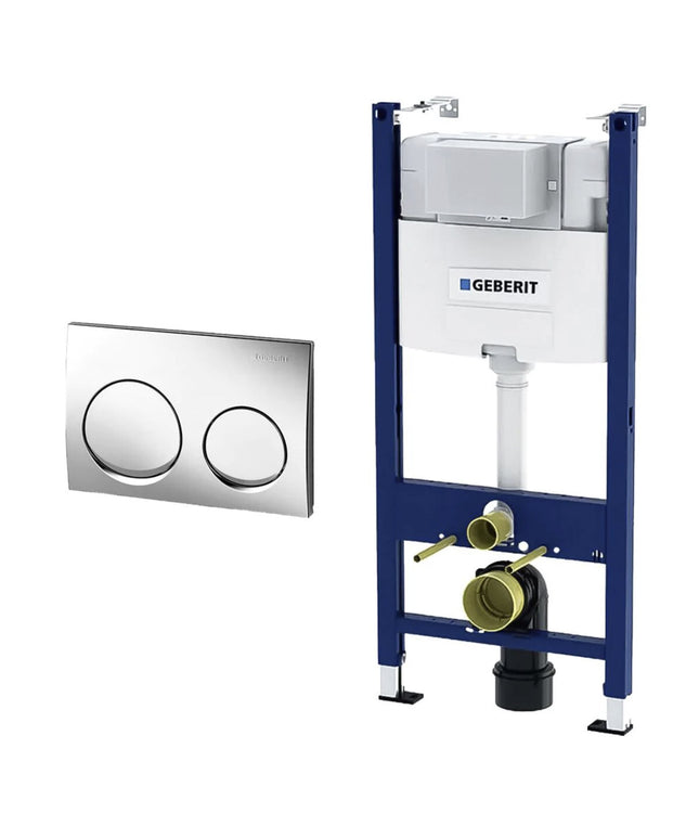 خزان دفن كامل صناعة ألمانى داخل الحائط بالشاسية و وش الدفن دائرى كروم و طقم التثبيت المجموعة كاملة صندوق الطرد و لوحة التحكم اومينى ديوفيكس الفا لاين من جبريت