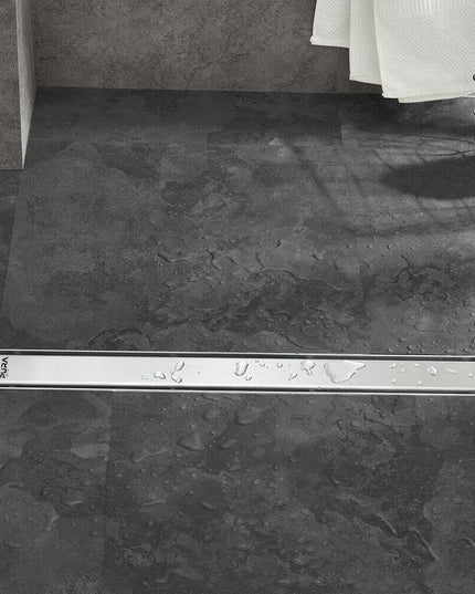 مجرى شاور / بيبة شاور مقاس 60 سم ستانليس ستيل بسُمك 1 مم الغير قابل للصداء بغطاء بسُمك 1.5 مم بمجموعة كوع الصرف ضد السداد من بيورا