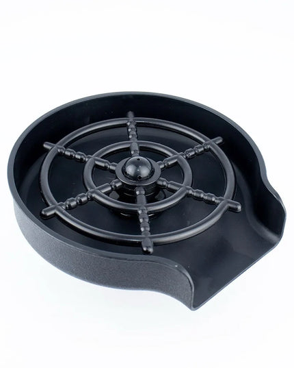 غسالة كوبايات لحوض مطبخ اللون أسود منتج مستورد