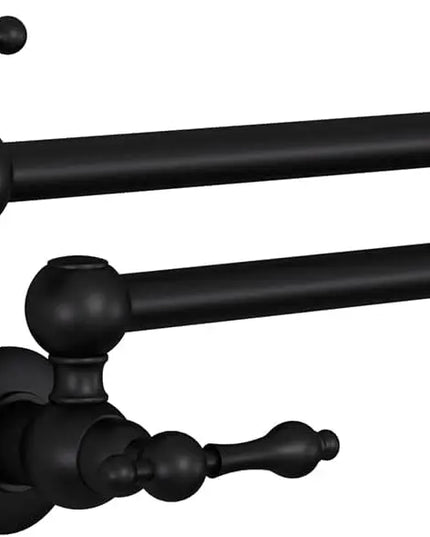 pot filler حنفية مطبخ حائطي للبوتجاز او للحوض ٣٦٠ درجة اسود مط مستوردة سامر للأدوات الصحية