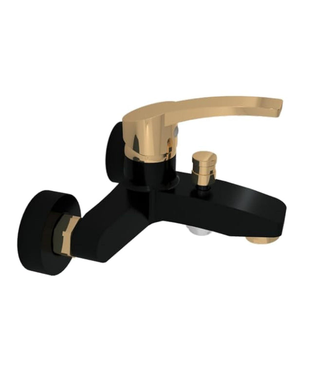 SD-1121-BGP خلاط بانيو امازون اسود في ذهبي لامع من سارديزاين