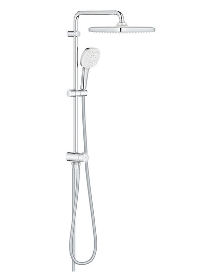 عامود دش جروهي تيمبستا بالطاسه مربعه 25 سم والسماعة مربعه 3 سرعة خرطوم 150 سم عامود تقريبا 62سم كروم * ابيض 26977001