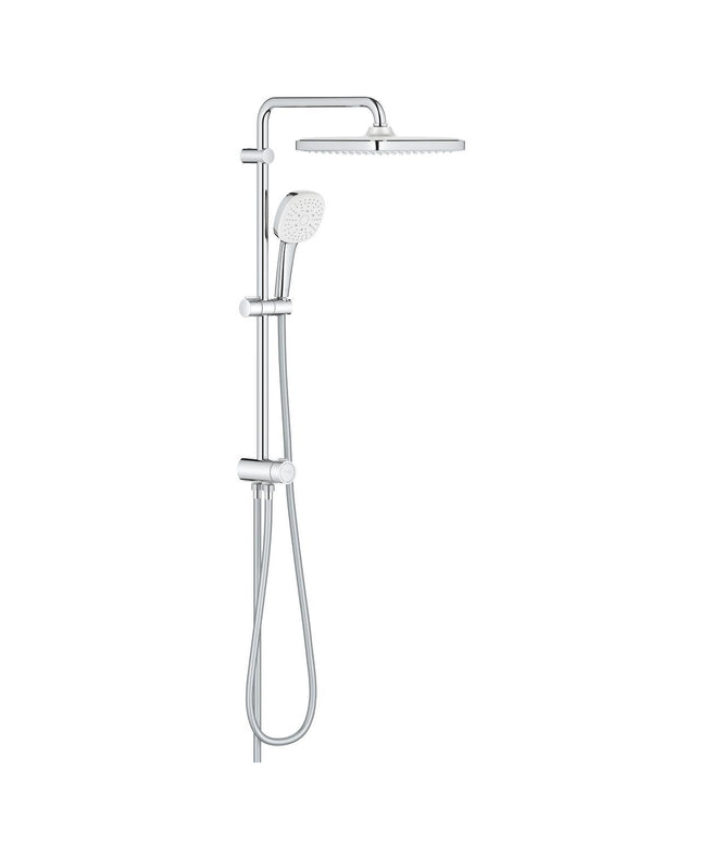 عامود دش جروهي تيمبستا بالطاسه مربعه 25 سم والسماعة مربعه 3 سرعة خرطوم 150 سم عامود تقريبا 62سم كروم * ابيض 26977001