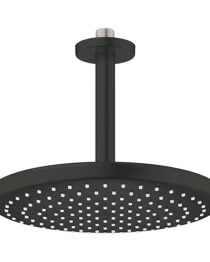 266692430 طاسه دش تيمبستا ٢٥ سم مدورة بالعامود السقفي أسود مط ( فانتوم بلاك )