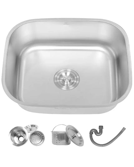 حله ٤٩سم * ٤٢ سم سمك ٠.٨ عمق ٢١ سم شامل الصرف من سيفين ستيل