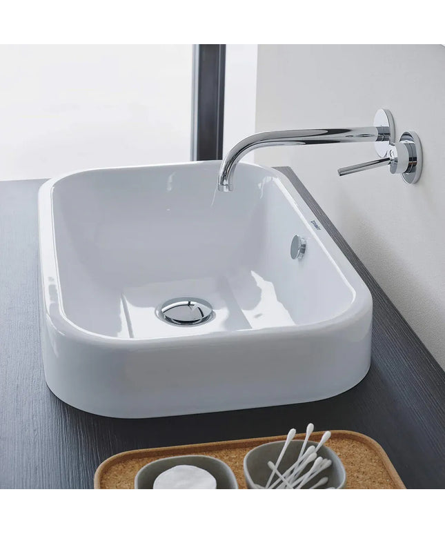 حوض ٦٠*٤٠ سم ابيض فوق الرخامه هابي دي 2 من ديورافيت