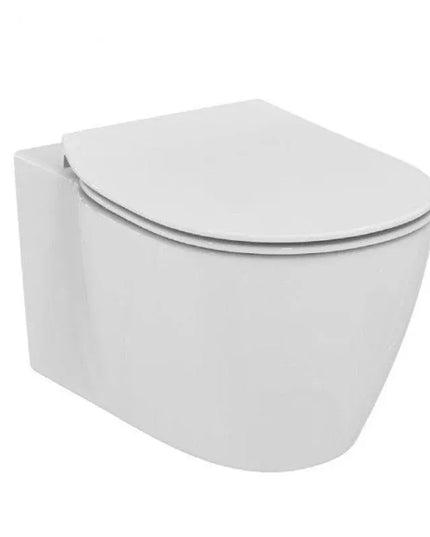 مرحاض معلق كونكت بالدش شطاف داخلى و سيديلى ذاتى الغلق سليم اللون أبيض من أيديال ستاندرد