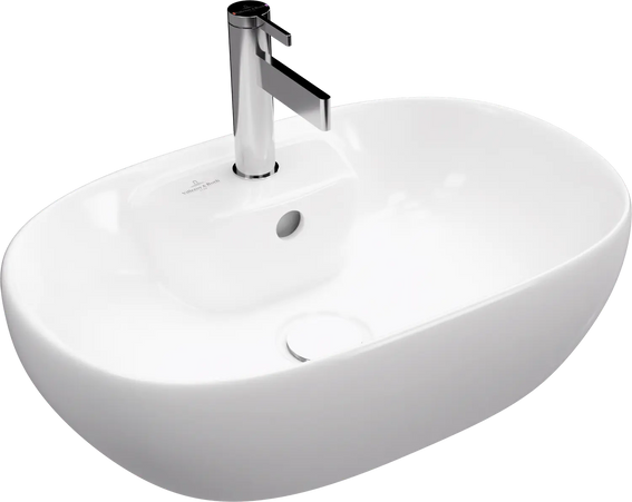 Villeroy & Boch حوض فوق سطح افقي افينتو بفتحة خلاط ٥٩*٤٢.٥ سم ابيض Villeroy&Boch