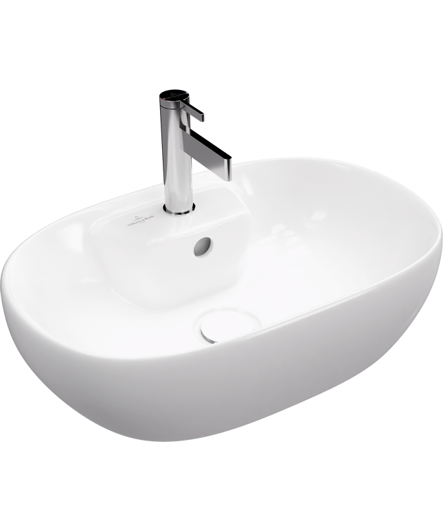 Villeroy & Boch حوض فوق سطح افقي افينتو بفتحة خلاط ٥٩*٤٢.٥ سم ابيض