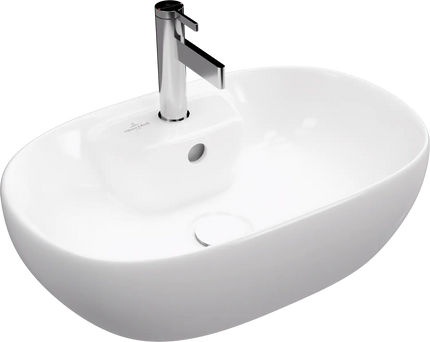 Villeroy & Boch حوض فوق سطح افقي افينتو بفتحة خلاط ٥٩*٤٢.٥ سم ابيض Villeroy&Boch