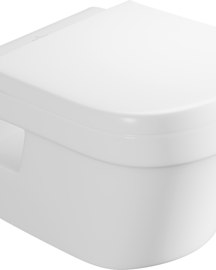 Villeroy & Boch مرحاض معلق ريمليس افينتو ابيض بالدش والسيديلي ذاتي الغلق