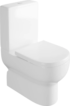 Villeroy & Boch كمبنيشن افينتو ابيض ملاصق للحائط بالدش و السيديلي ذاتي الغلق Villeroy&Boch
