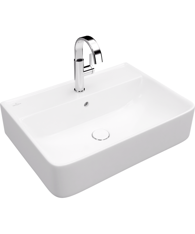 Villeroy & Boch حوض صاب واي فوق الرخامة ٦٥*٤٦.٥ سم ابيض من