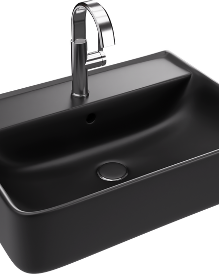 Villeroy & Boch حوض صاب واي فوق الرخامة ٦٥*٤٦.٥ سم اسود من