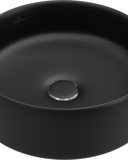 Villeroy & Boch حوض فوق سطح افقي صاب واي دائري ٤٤ سم اسود من