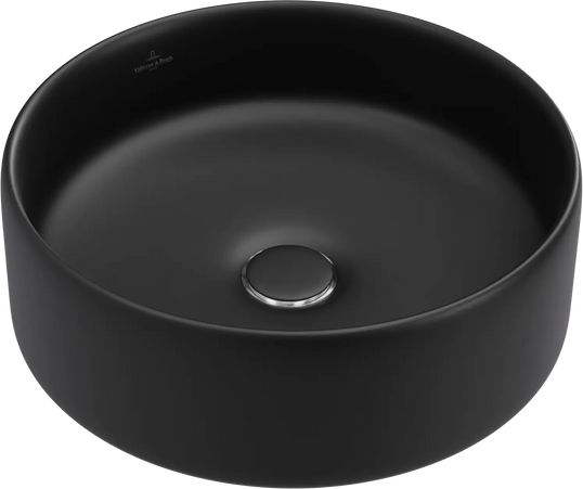 Villeroy & Boch حوض فوق سطح افقي صاب واي دائري ٤٤ سم اسود من Villeroy&Boch