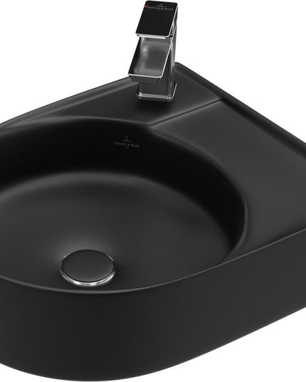 Villeroy & Boch حوض صاب واي فوق سطح افقي ٥٢.٥* ٤٣.٥ سم اسود من