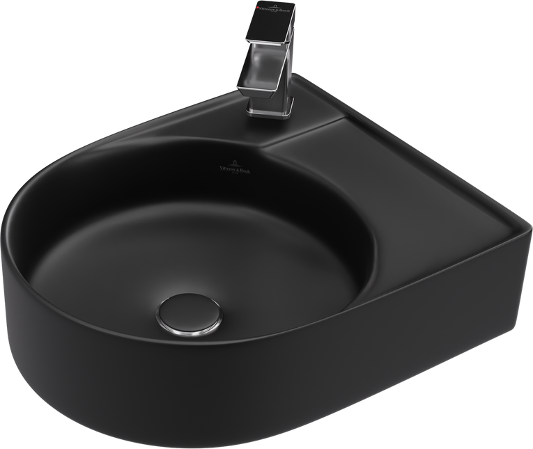 Villeroy & Boch حوض صاب واي فوق سطح افقي ٥٢.٥* ٤٣.٥ سم اسود من