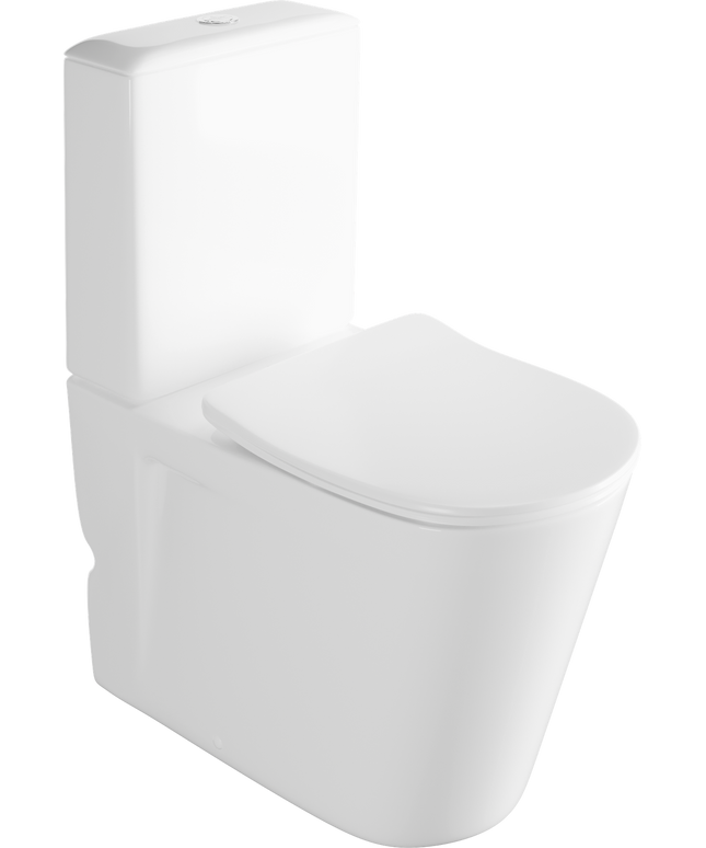 Villeroy & Boch كمبنيشن صاب واي ابيض ريمليس بالدش و السيديلي ذاتي الغلق من