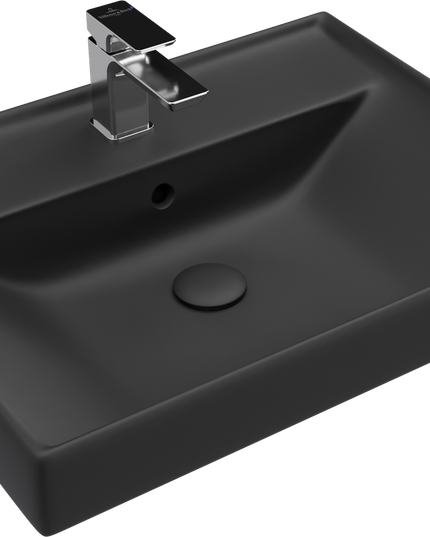 Villeroy & Boch حوض حمام ٦٣.٥*٤٩.٥ فينشيلو اسود من