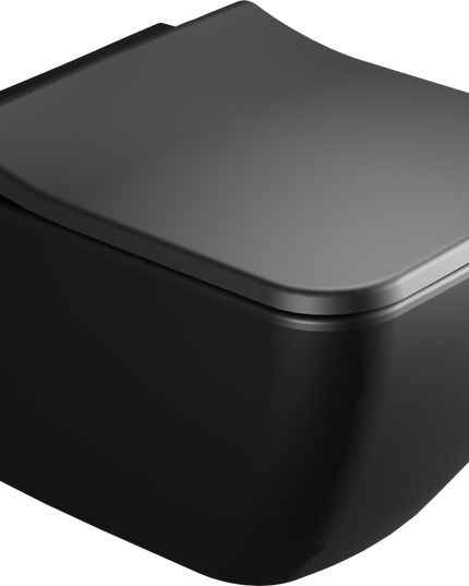 Villeroy & Boch مرحاض معلق فينشيلو ريمليس بالدش و السيديلي ذاتي الغلق اسود من