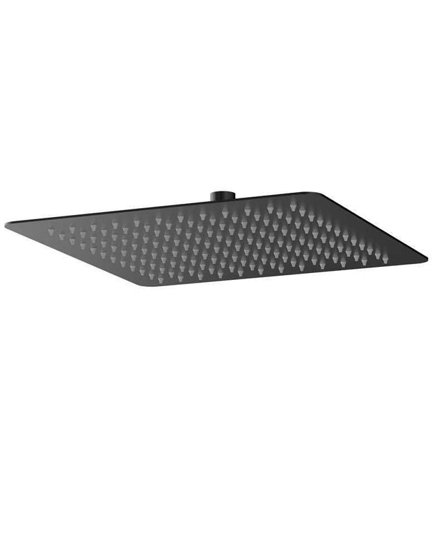 طاسة دش ٣٠ سم اسود مربعه ستانلس ٣٠٤ من مقبل