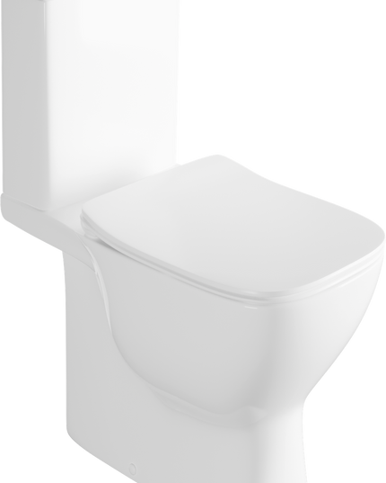 Villeroy & Boch كمبنيشن ارشتيكتورا ابيض ريمليس بالدش و السيديلي ذاتي الغلق من