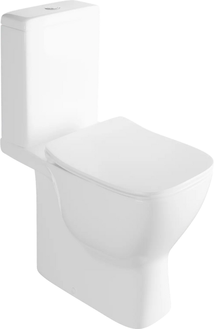 Villeroy & Boch كمبنيشن ارشتيكتورا ابيض ريمليس بالدش و السيديلي ذاتي الغلق من Villeroy&Boch