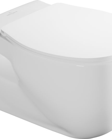 Villeroy & Boch مرحاض معلق ريمليس اونوفو بالدش بسيديلي ذاتي الغلق ابيض