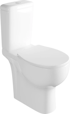 Villeroy & Boch كمبنيشن اونوفو ابيض بالدش و السيديلي ذاتي الغلق من Villeroy&Boch