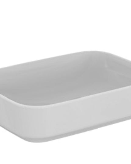 حوض اي لايف فوق سطح افقي مستطيل ابيض ٣٨*٥٠ سم من ايديال ستاندرد
