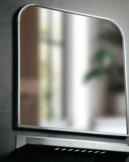 DOVVO مرايه سيلفر مط بالرف ٦٠*٦٠ سم من دوفو